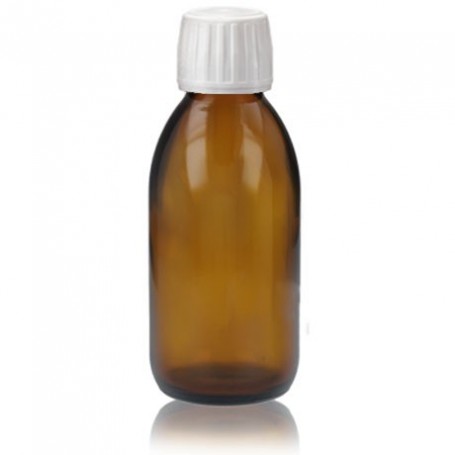 Frasco de vidro âmbar com obturador - 250/500 ml