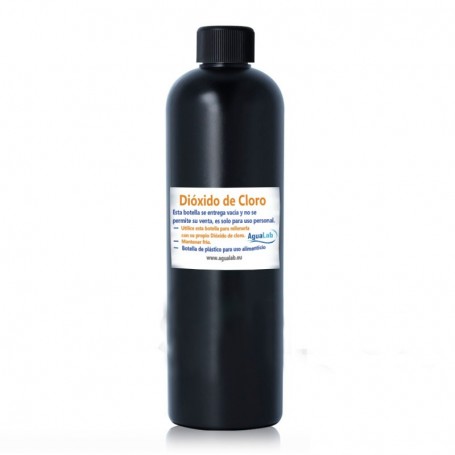 Frasco vazio reutilizável para dióxido de cloro - 250 ml