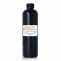 botella vacía de 250 ml negra HDPE