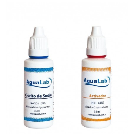 Kit de clorito de sódio 25% (60 ml) + ativador HCl 4%